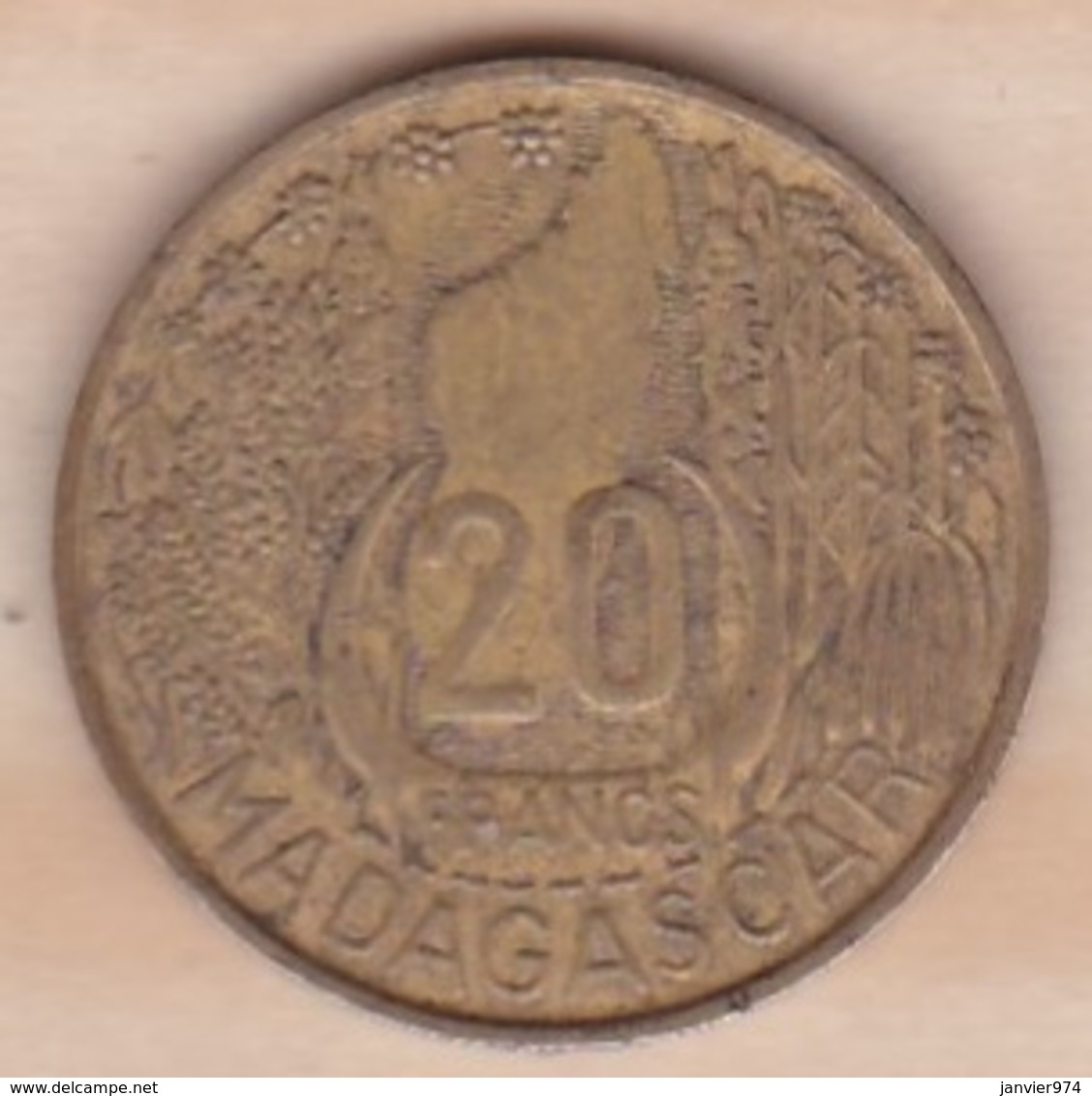 MADAGASCAR /REPUBLIQUE FRANCAISE. 20 FRANCS 1953 - Madagascar