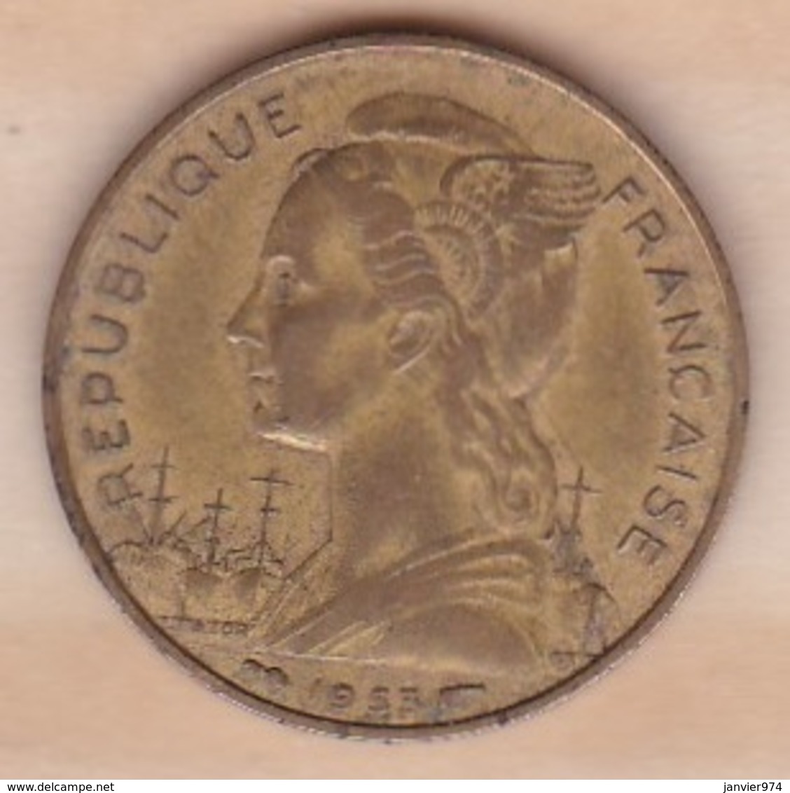 MADAGASCAR /REPUBLIQUE FRANCAISE. 20 FRANCS 1953 - Madagascar