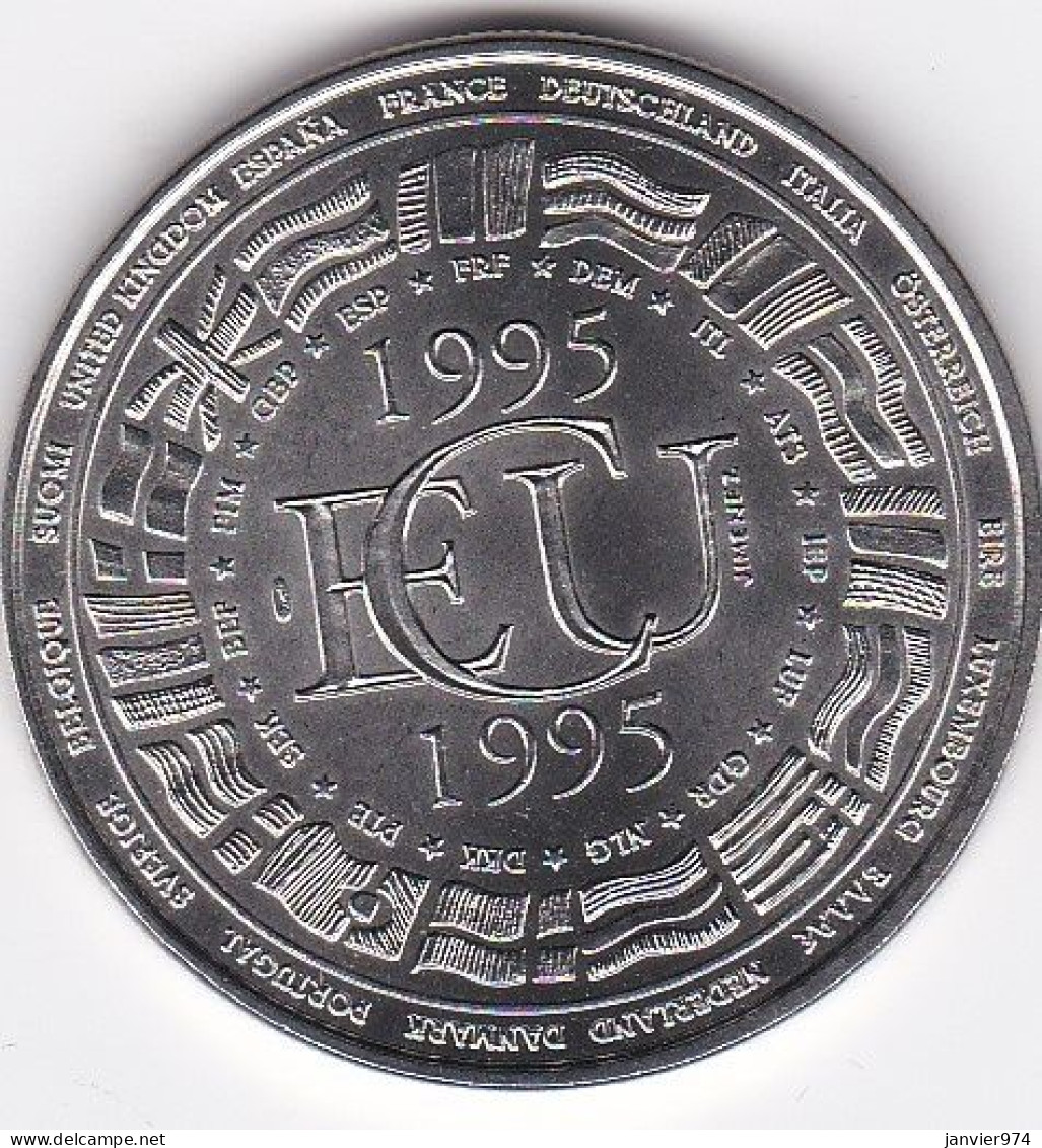 Médaille, Ecu 1995 EUROPA , Europe Des 15 , Par Joaquin Jimenez, FDC - Other & Unclassified