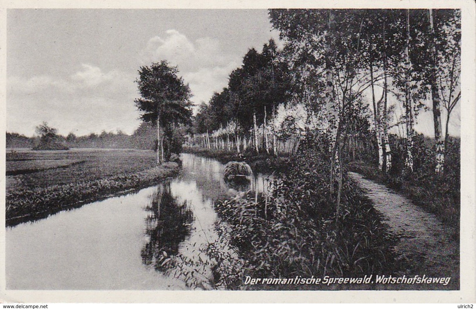 AK Der Romantische Spreewald - Wotschofskaweg  (40225) - Luebben (Spreewald)