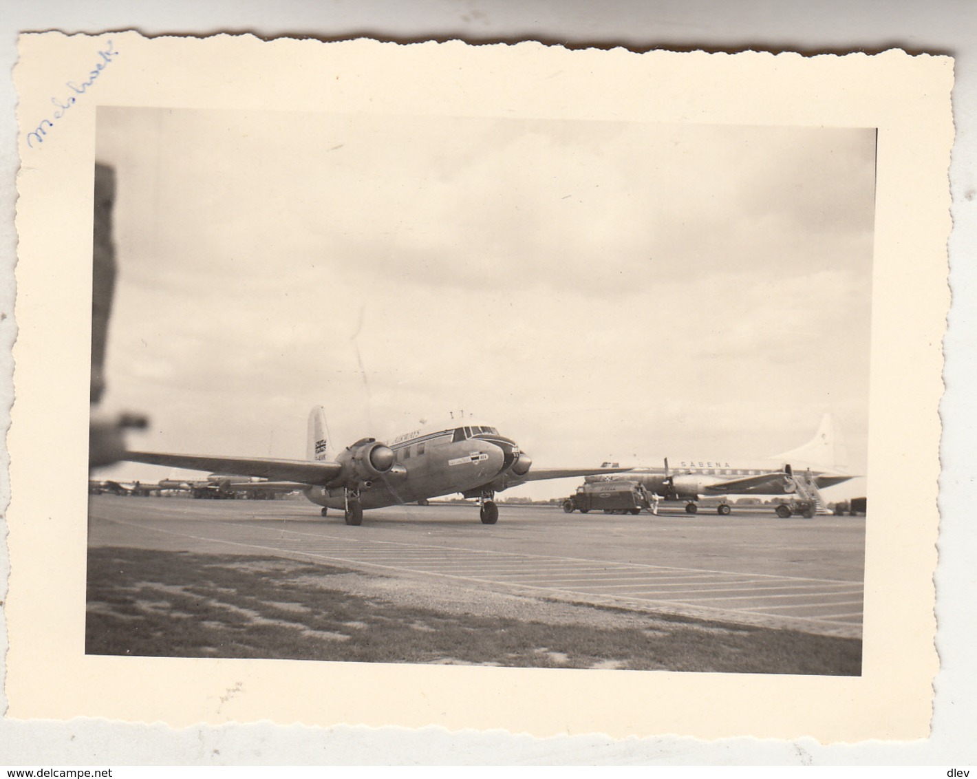 Melsbroek - Avion - Vliegtuig - Photo Format 7 X 9.5 Cm - Aviation