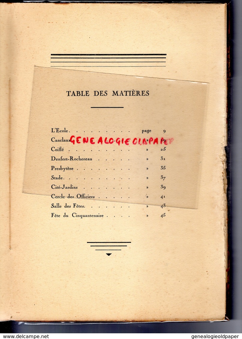 79- ST SAINT MAIXENT- RARE LIVRE ECOLE MILITAIRE INFANTERIE CHARS DE COMBAT-1932- FAC IMPRIMERIE COGNAC-