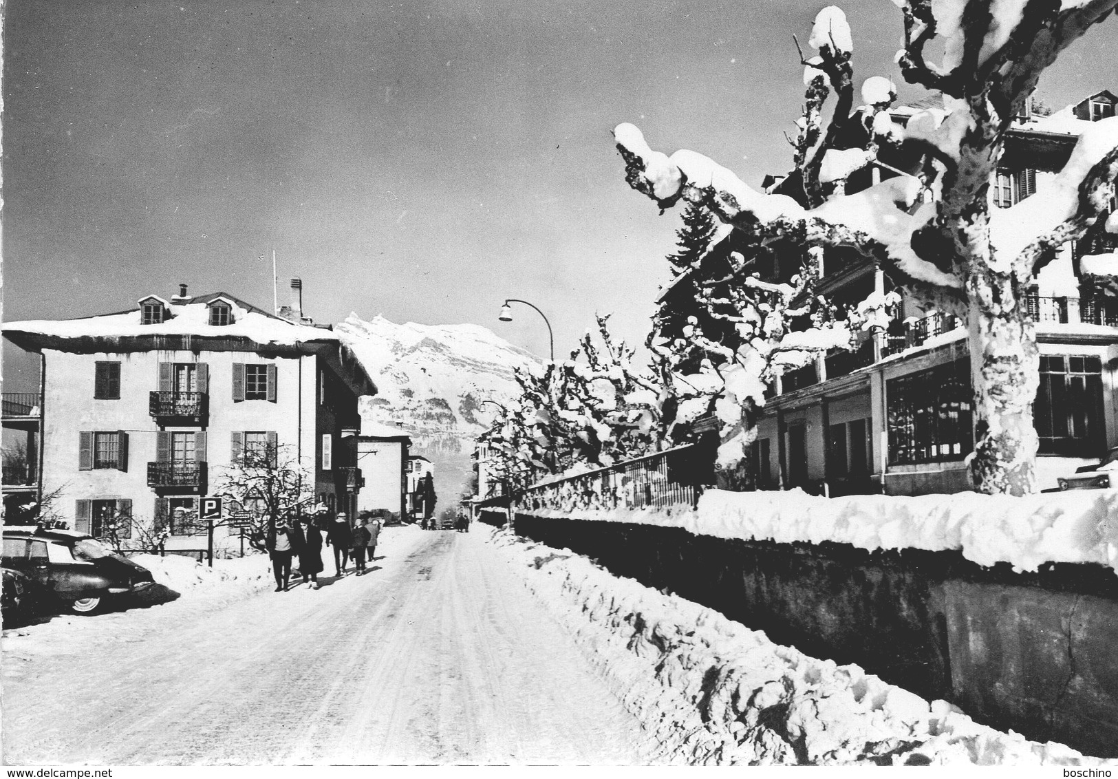 Saint Gervais Les Bains - La Station Sous La Neige - Saint-Gervais-les-Bains