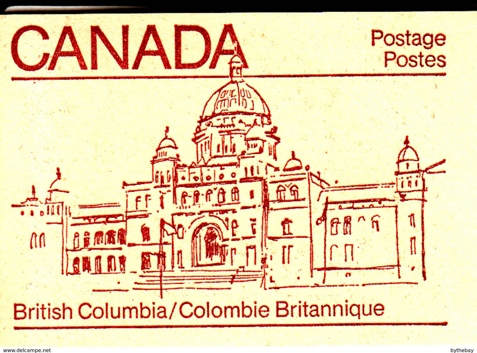 Canada 1983 Booklet BK84a Sc #946b Pane Of 4 Maple Leaf With 2 Labels - Carnets Complets