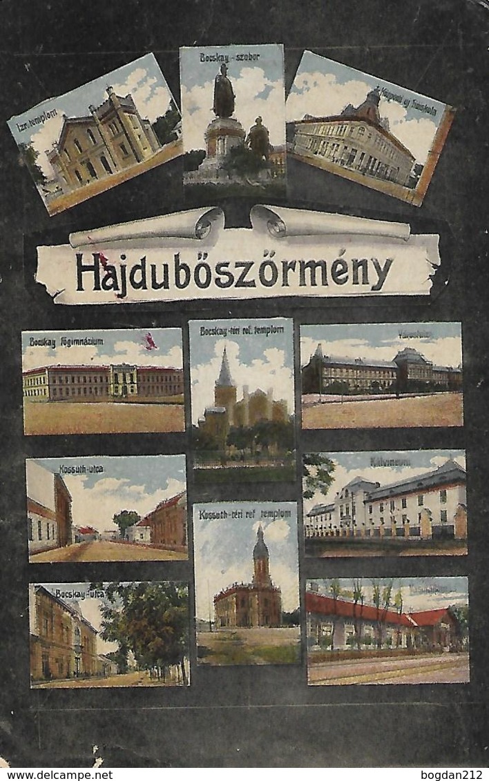 1910/20 - SINAGOGE   Hajduboszormeny , Gute Zustand, 3 Scan - Ungarn