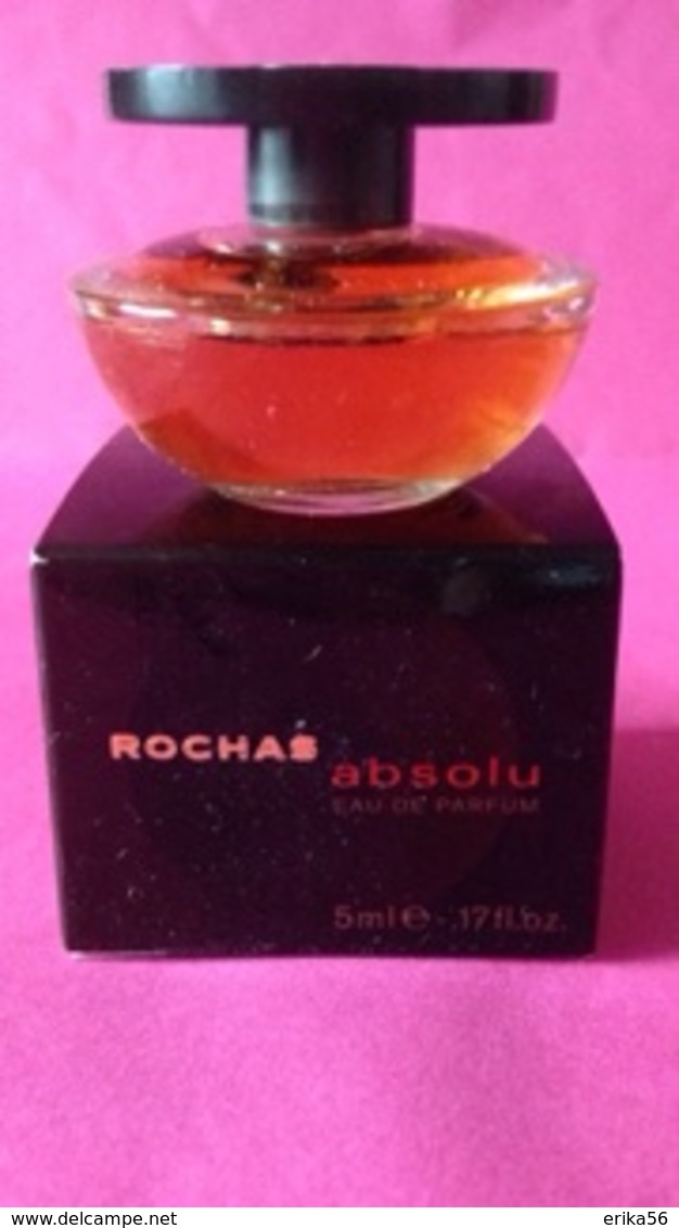 ABSOLUE  De ROCHAS  - Eau De Parfum  5 Ml  Miniature - Miniatures Femmes (avec Boite)