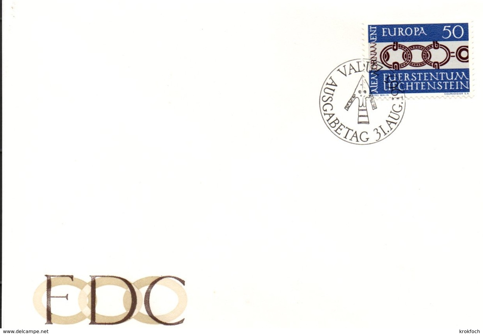 Europa - FDC Vaduz 1965 Liechtenstein - - 1965