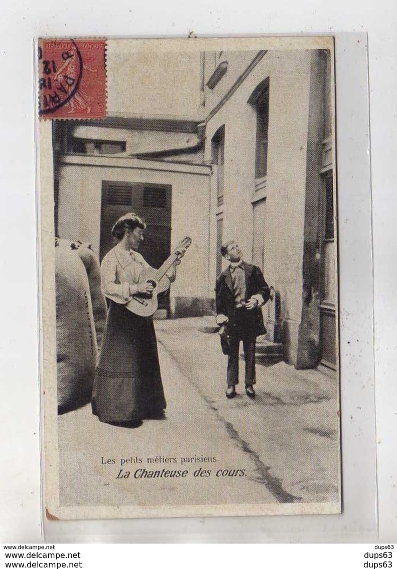 PARIS - Les Petits Métiers Parisiens - La Chanteuse Des Cours - Très Bon état - Petits Métiers à Paris