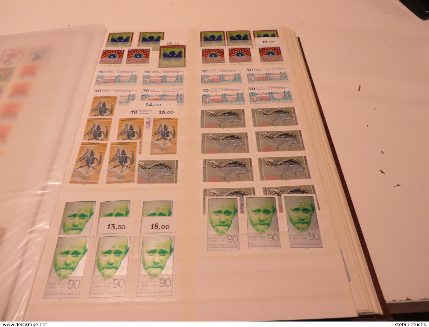 DEUTSCHLAND  1970 bis 1980  Posten  ** /  MARKEN  im  gebrauchten,  dicken  STECKBUCH