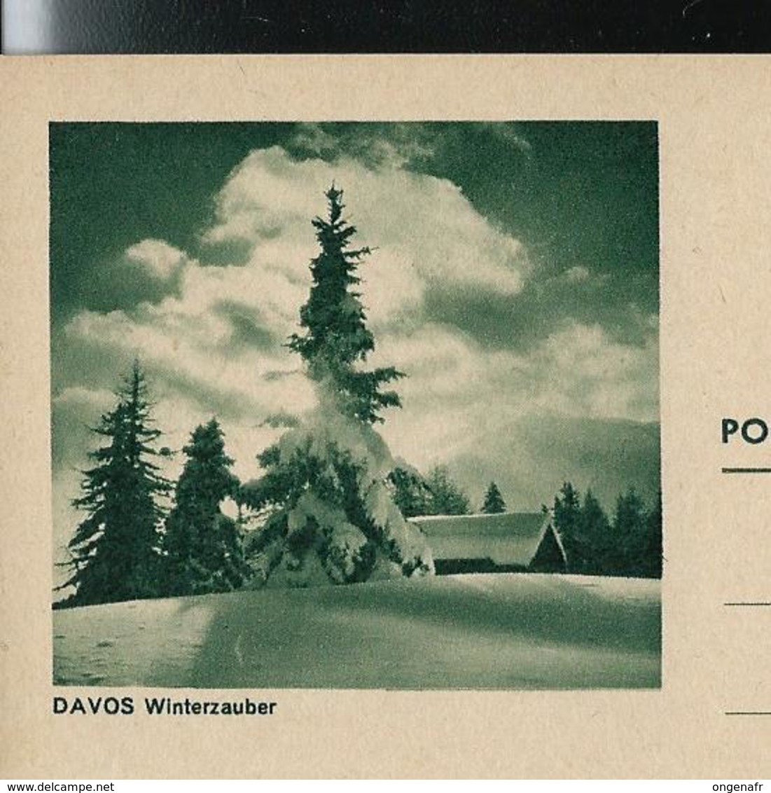 Carte Illustrée Neuve N° 193 - 027  DAVOS Winterzauber  (Zumstein 2009) - Entiers Postaux