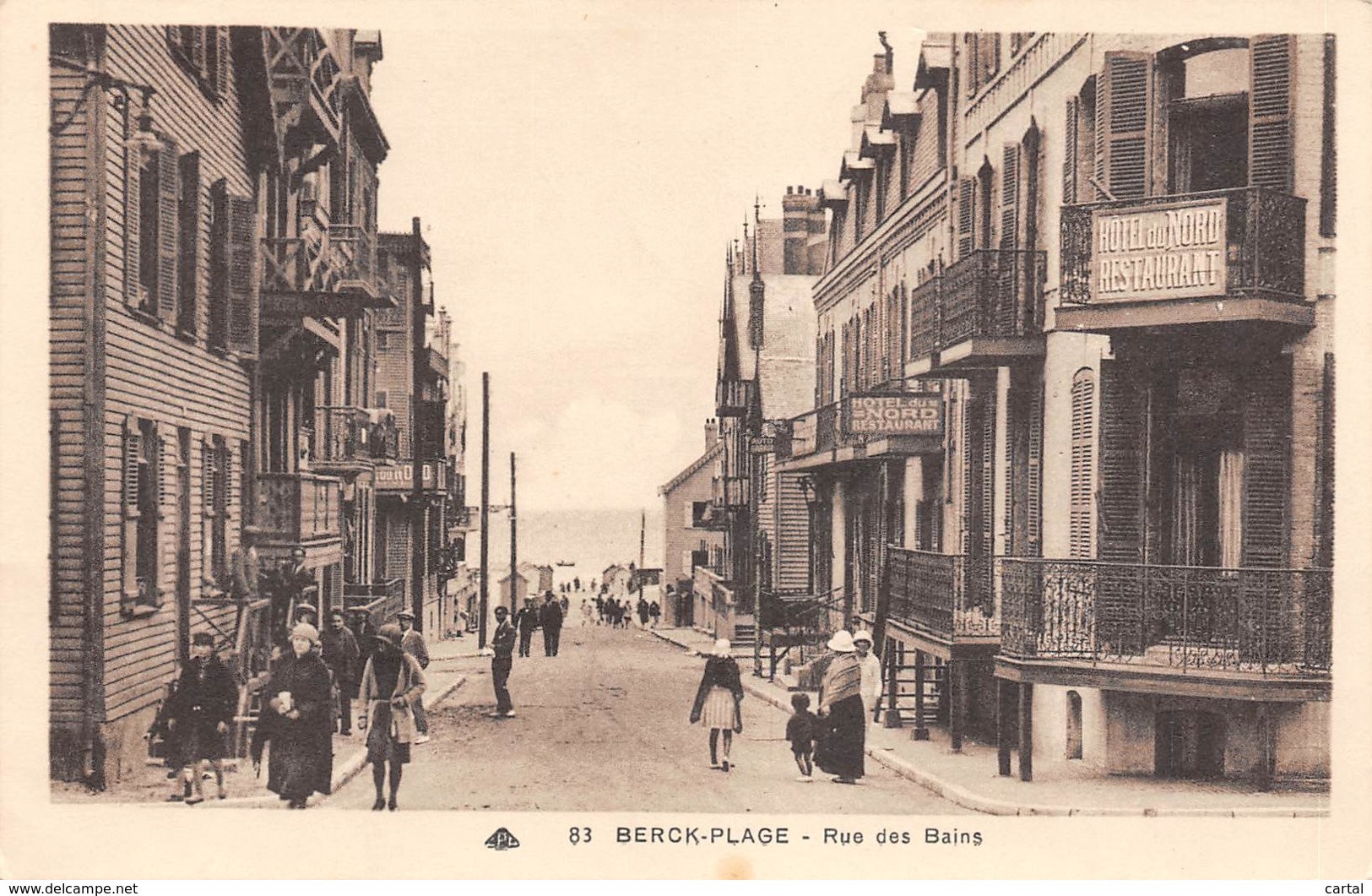 62 - BERCK-PLAGE - Rue Des Bains - Berck