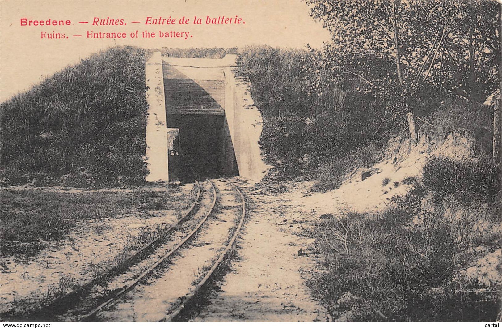 BREEDENE - Ruines - Entrée De La Batterie - Bredene