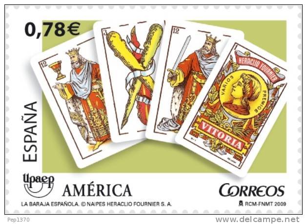 ESPAÑA 2009 - AMERICA UPAEP - CARTAS DE LA BARAJA ESPAÑOLA - Edifil Nº 4513 - Sin Clasificación