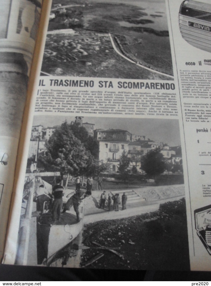 TEMPO 1956 ENNIO FLAIANO PESCARA PASSIGNANO SUL TRASIMENO SOFIA LOREN MORTE DI GUIDO CANTELLI SPINA COMACCHIO - Autres & Non Classés