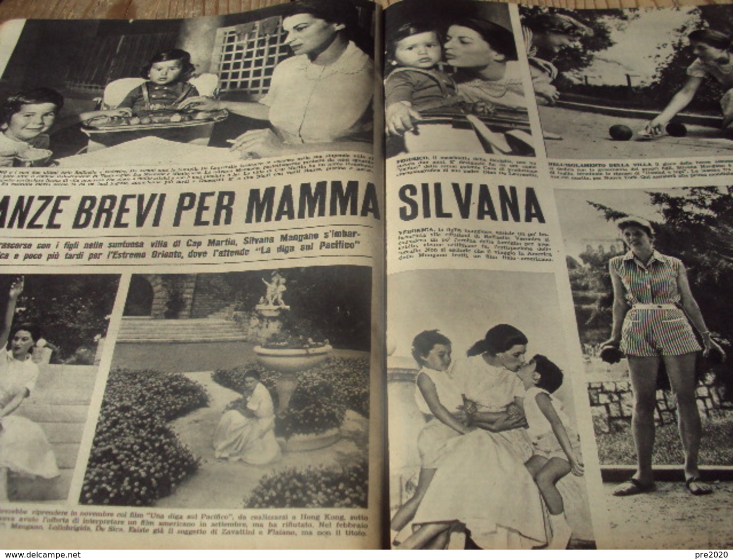 TEMPO 1956 VALLELUNGA GALLO MATESE SORRADILE VASCO PRATOLINI SUB RAIMONDO BUCHER CERVETERI SILVANA MANGANO BRONI - Other & Unclassified