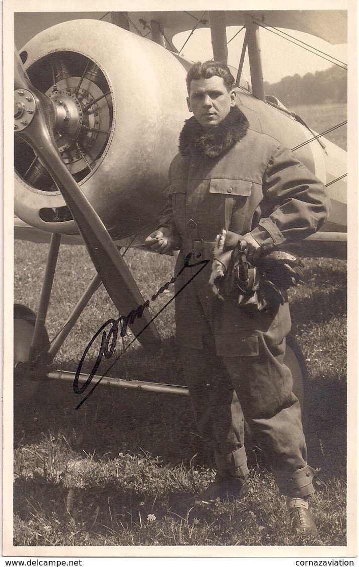 Aviation - Aviateur Paul Messerli - Lausanne-Blécherette - Carte Signée Par L'aviateur - Rare - Flieger