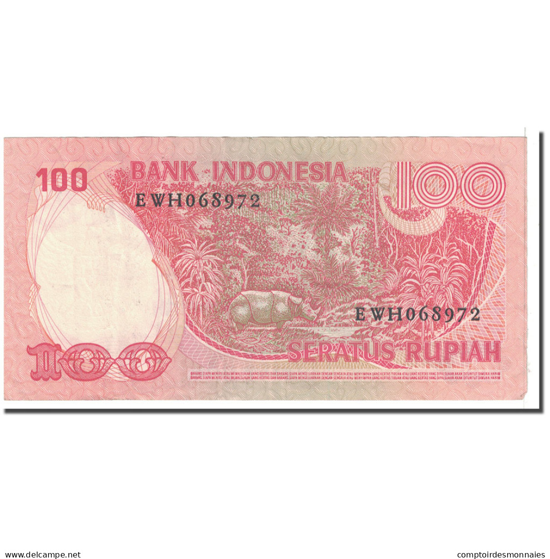 Billet, Indonésie, 100 Rupiah, 1977, KM:116, TTB - Indonésie