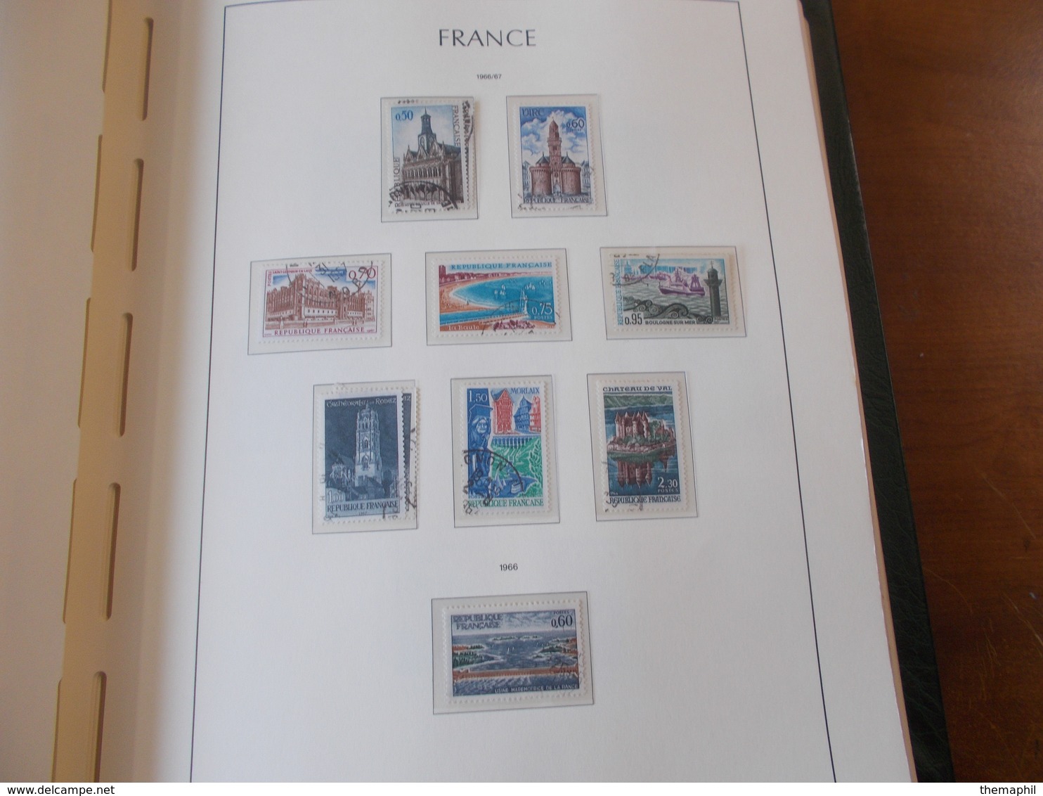 Lot N° 330 FRANCE Une Collection Dans Un Album Leuchtturm 1966 / 1984  Tous Obl.  .  No Paypal - Colecciones (en álbumes)