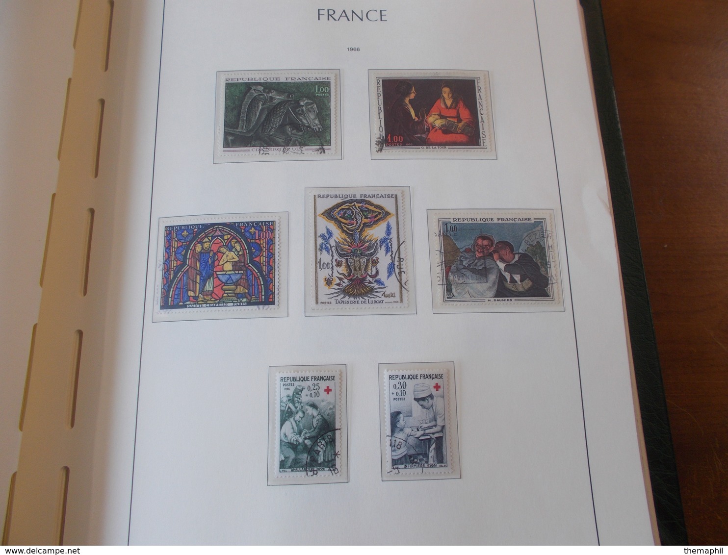 Lot N° 330 FRANCE Une Collection Dans Un Album Leuchtturm 1966 / 1984  Tous Obl.  .  No Paypal - Collections (en Albums)