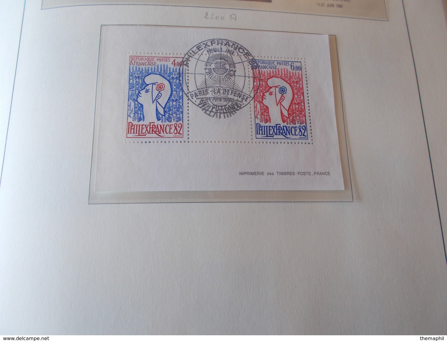 lot n° 330 FRANCE une collection dans un album leuchtturm 1966 / 1984  tous obl.  .  no paypal