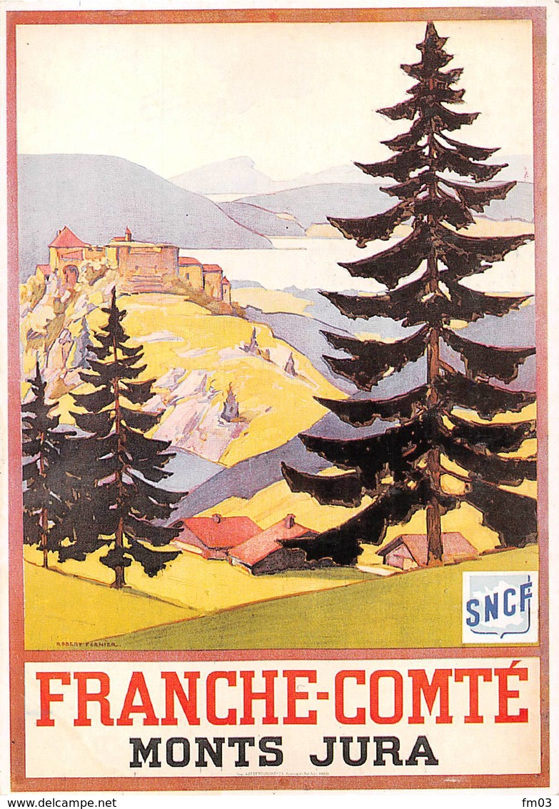 La Cluse Et Mijoux Pontarlier Affiche SNCF Roland Fernier - Autres & Non Classés