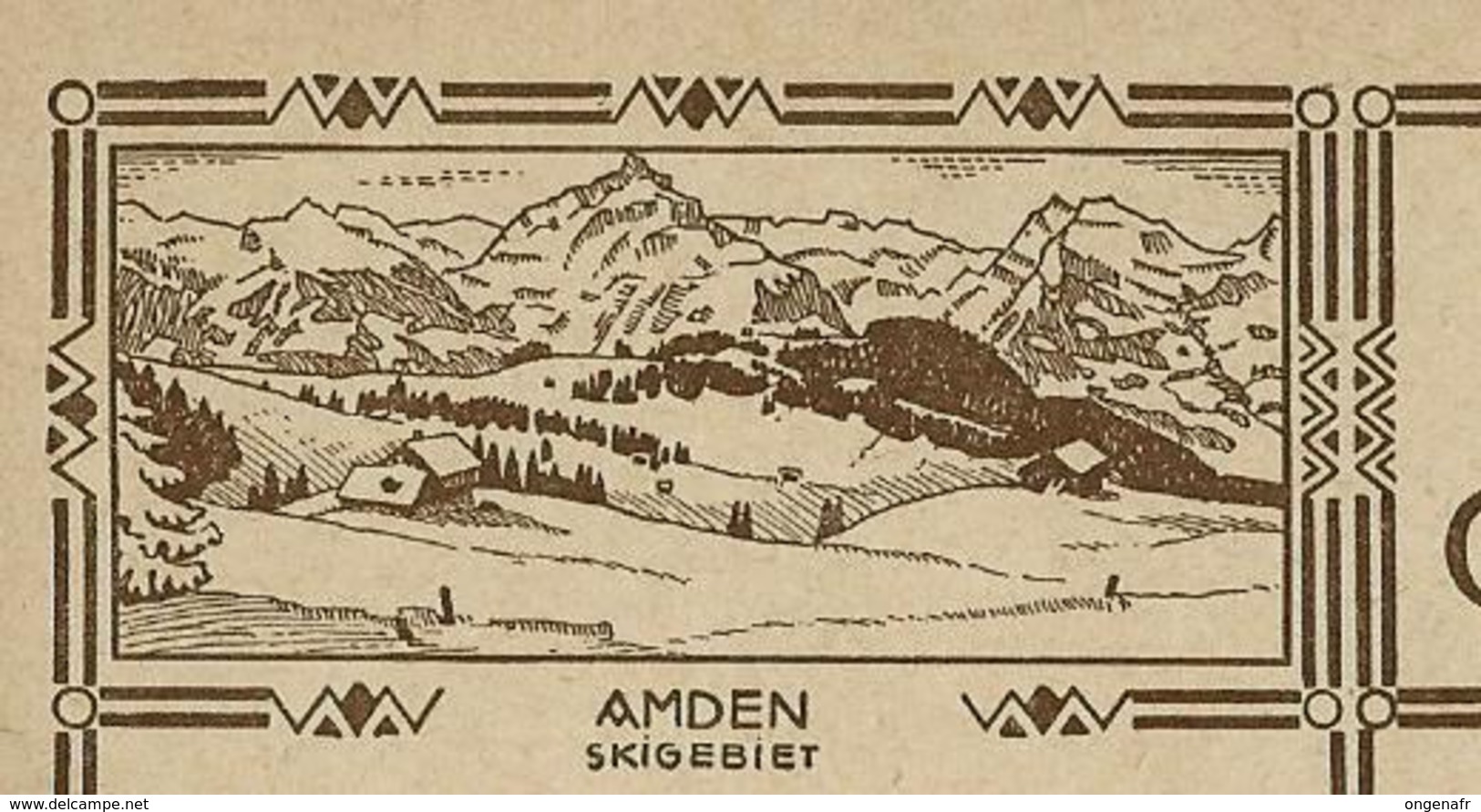 Carte Illustrée Neuve N° 119 - 002   AMDEN  Skigebiet (Zumstein 2009) - Entiers Postaux