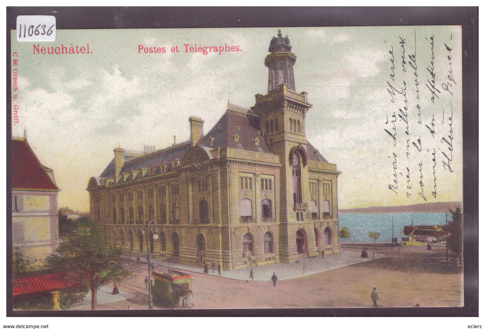 NEUCHATEL - LA POSTE - TRAMWAY - TB - Neuchâtel