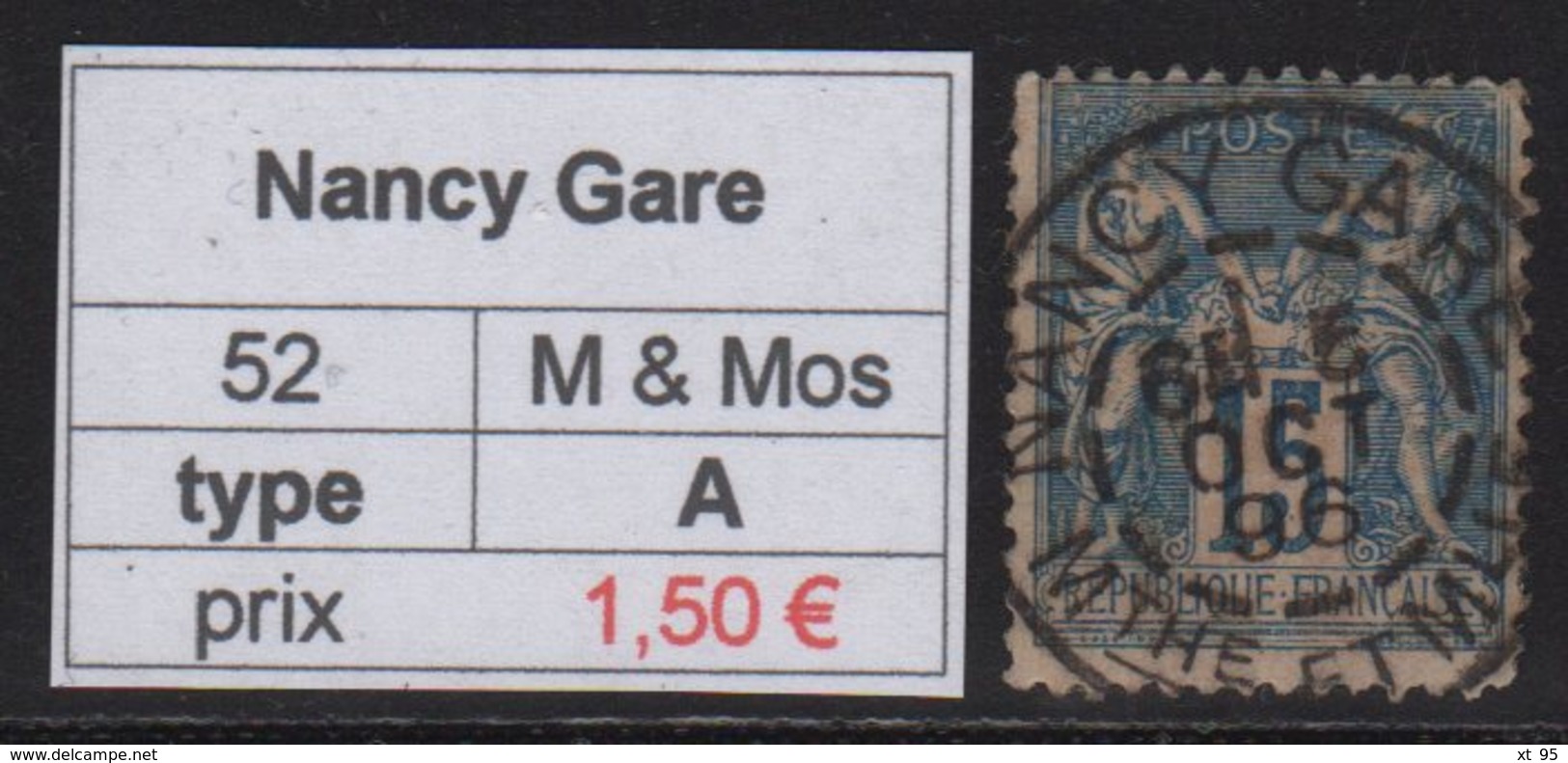 Nancy Gare - Meurthe Et Moselle - Type Sage - Otros & Sin Clasificación