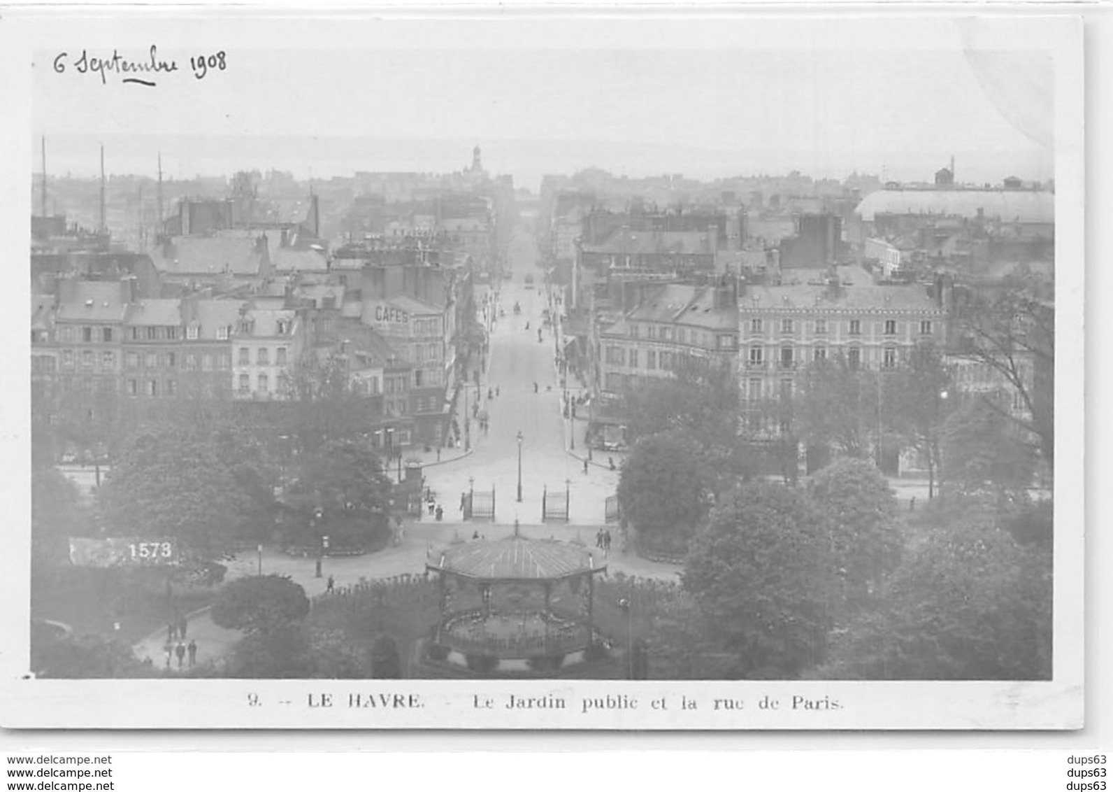 LE HAVRE - Le Jardin Public Et La Rue De Paris - Très Bon état - Ohne Zuordnung