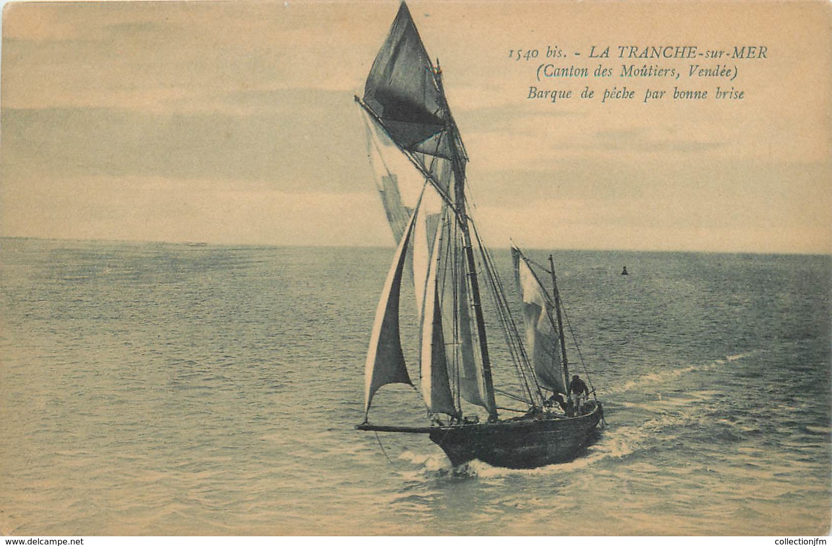 CPA FRANCE 85 "La Tranche Sur Mer, Barque De Pêche" - La Tranche Sur Mer