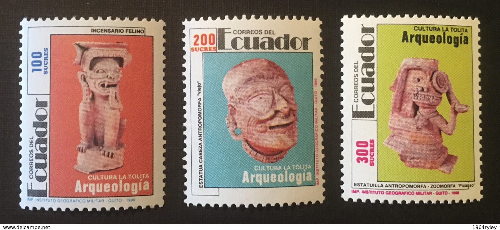 ECUADOR - MNH** - 1991 - # 1268/1270 - Equateur