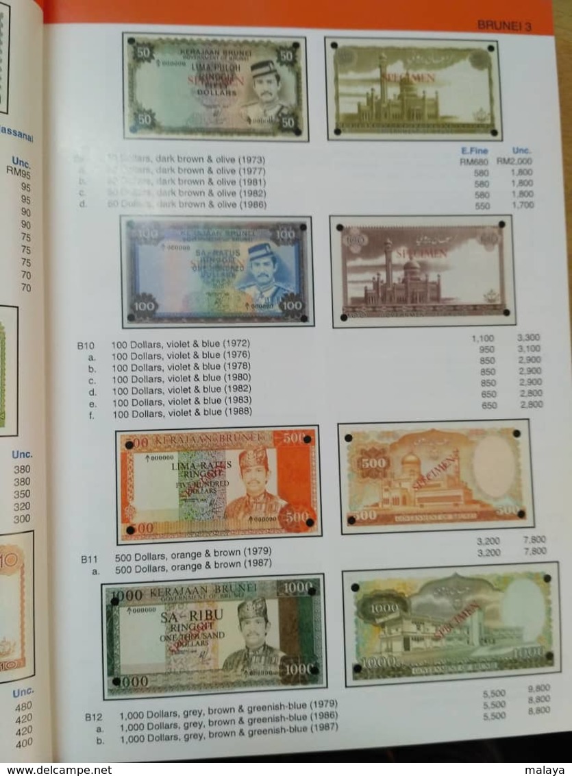 Malaysia Malaya Singapore Sarawak Brunei Straits Borneo Japanese Occ Coin Paper Money Bank Notes Catalogue Book Photo - Malaysia