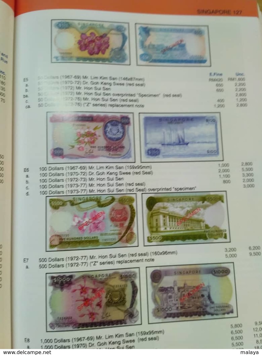 Malaysia Malaya Singapore Sarawak Brunei Straits Borneo Japanese Occ Coin Paper Money Bank Notes Catalogue Book Photo - Malaysia