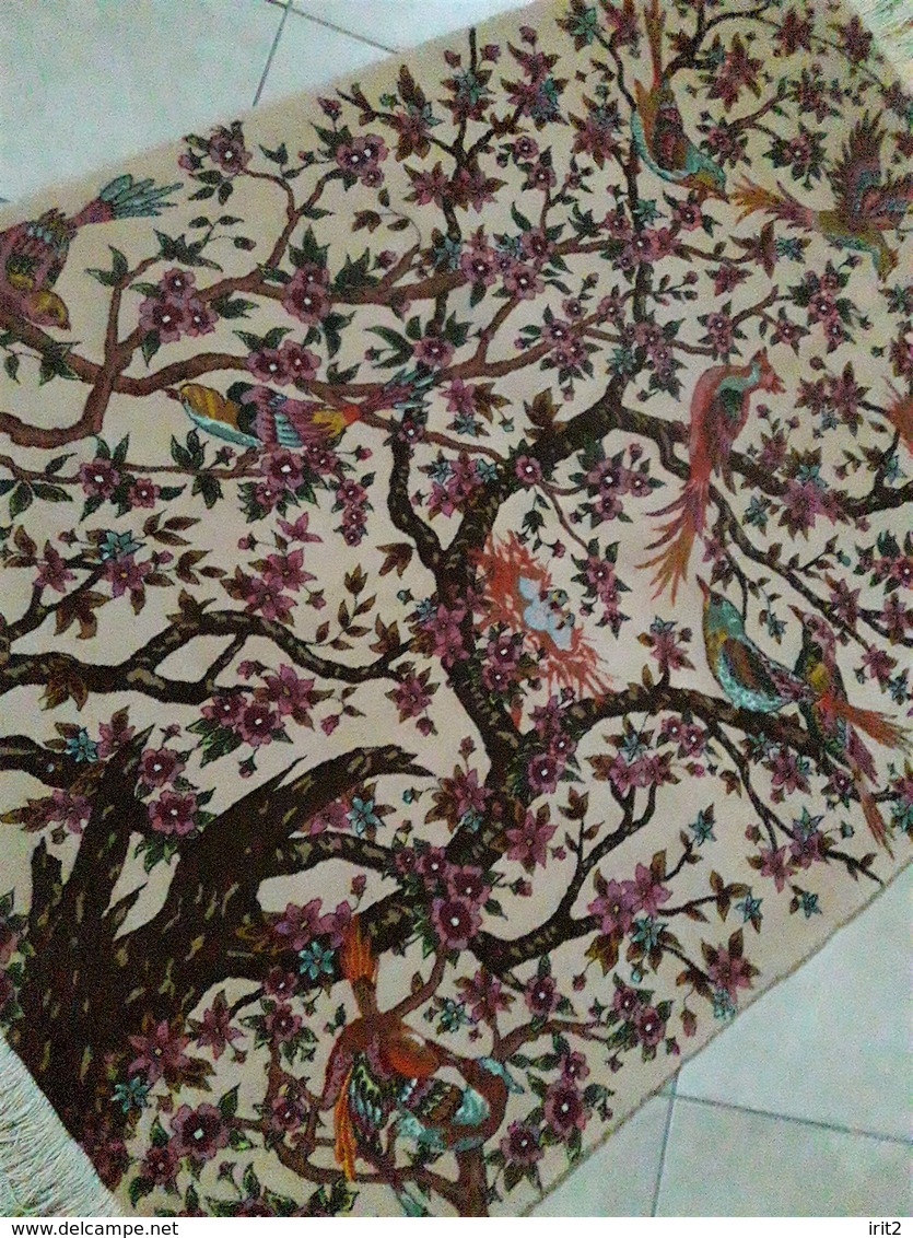 Persia-Iran-Tappeto Persiano Tabriz 60 Raj,Lana Kurk Misto Seta  Extra Fine, Particolare Disegno Della Natura!Mixed Silk - Tappeti & Tappezzeria