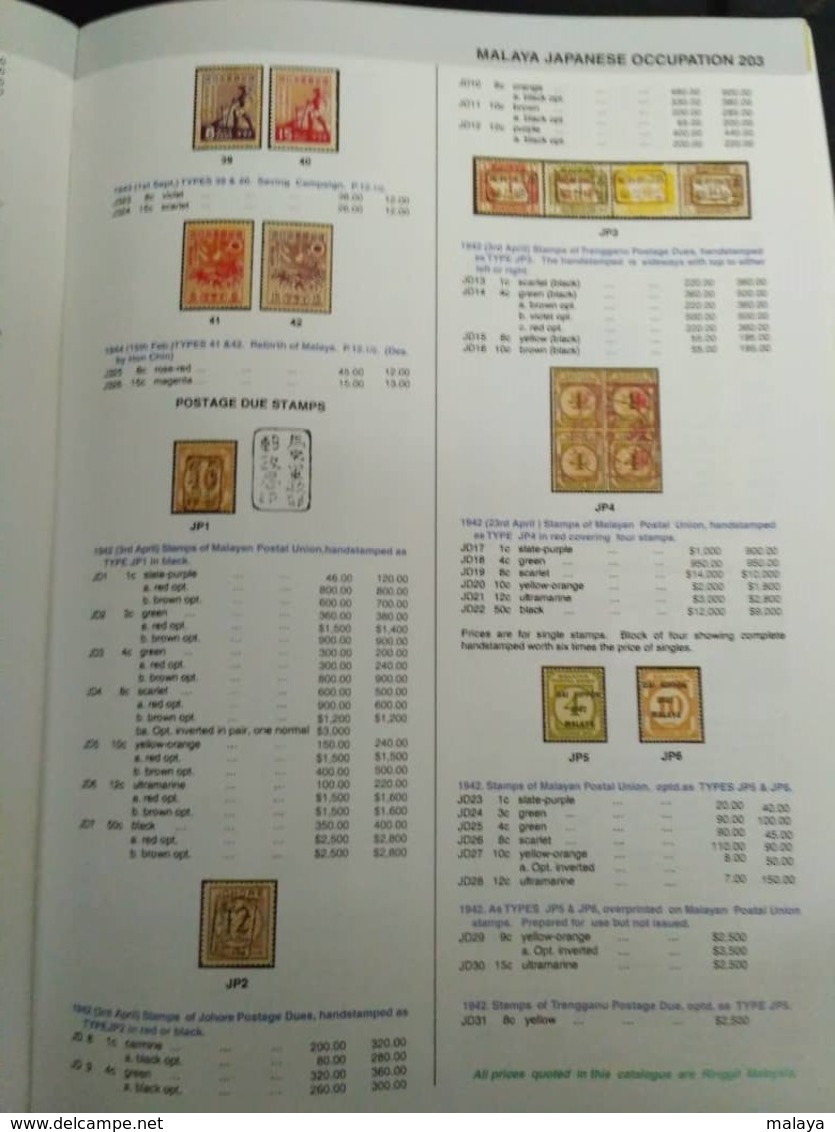 Malaysia Malaya Singapore Sarawak Brunei Straits Borneo Japanese Occ Stamp Stamps Catalogue Book Photo 1867-2015 - Brunei