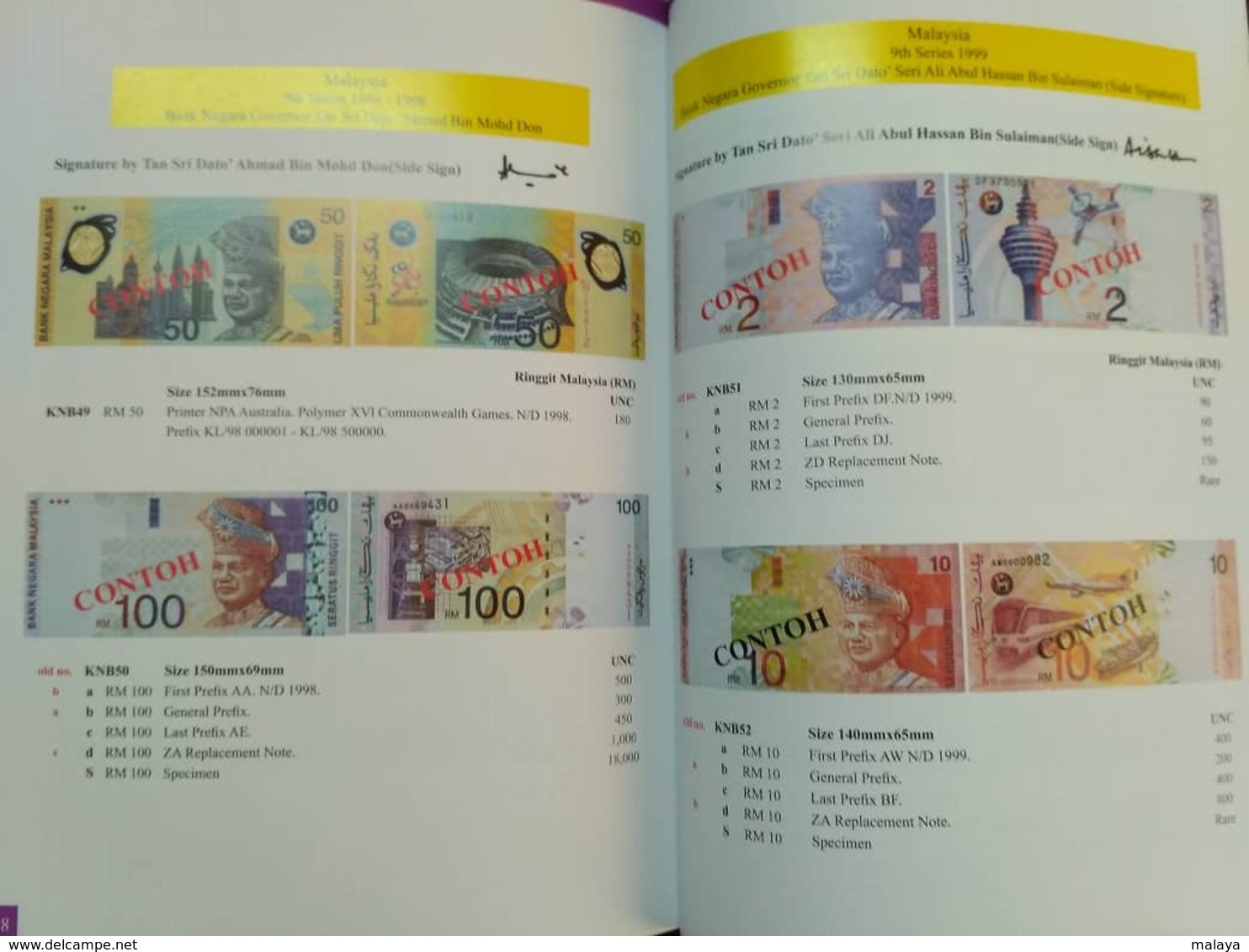 Malaysia Malaya Singapore Sarawak Brunei Straits Borneo Japanese Occ Coin Paper Money Banknotes Catalogue Book 1786 2016 - Malaysia