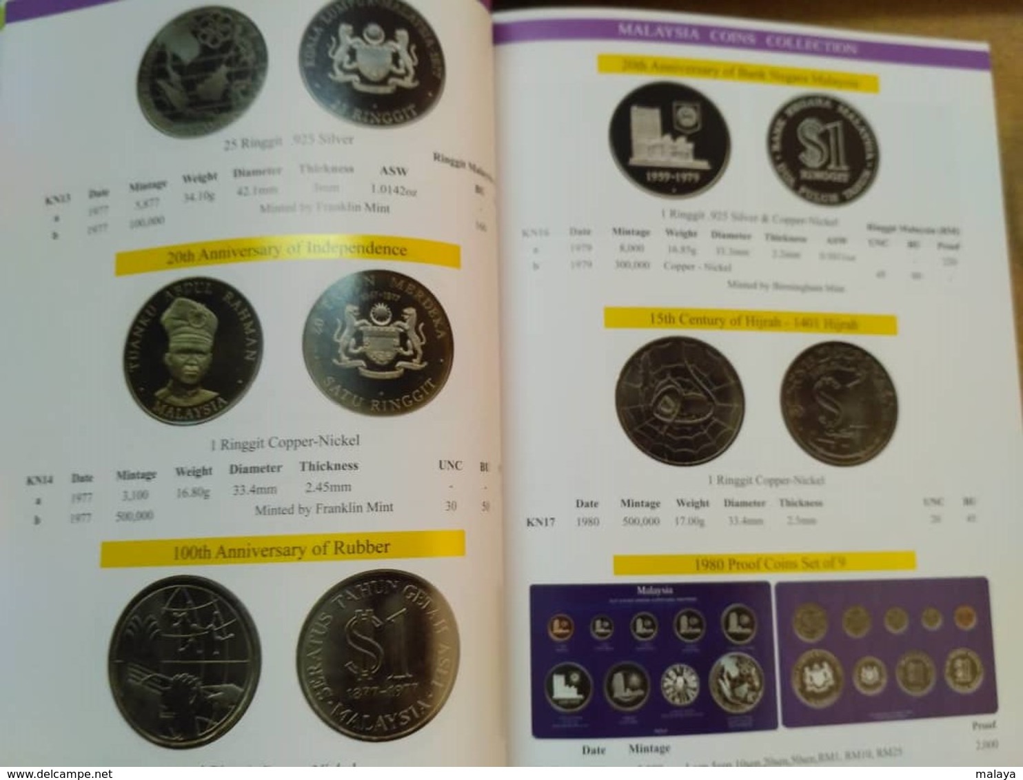 Malaysia Malaya Singapore Sarawak Brunei Straits Borneo Japanese Occ Coin Paper Money Banknotes Catalogue Book 1786 2016 - Malaysia