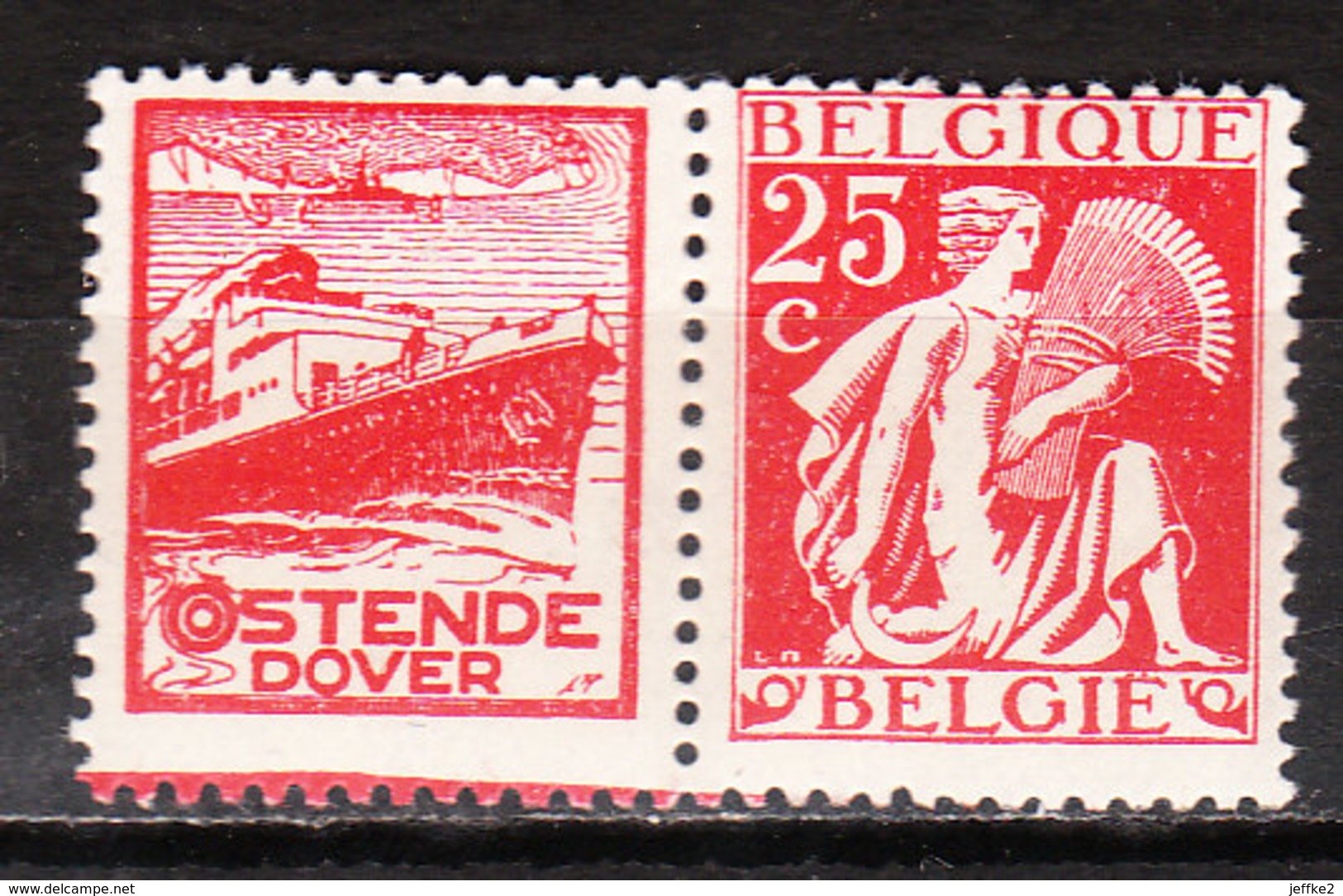 PU66**  Cérès - Ostende Dover - Bonne Valeur - MNH* - COB 6 - Vendu à 13.50% Du COB!!!! - Autres & Non Classés