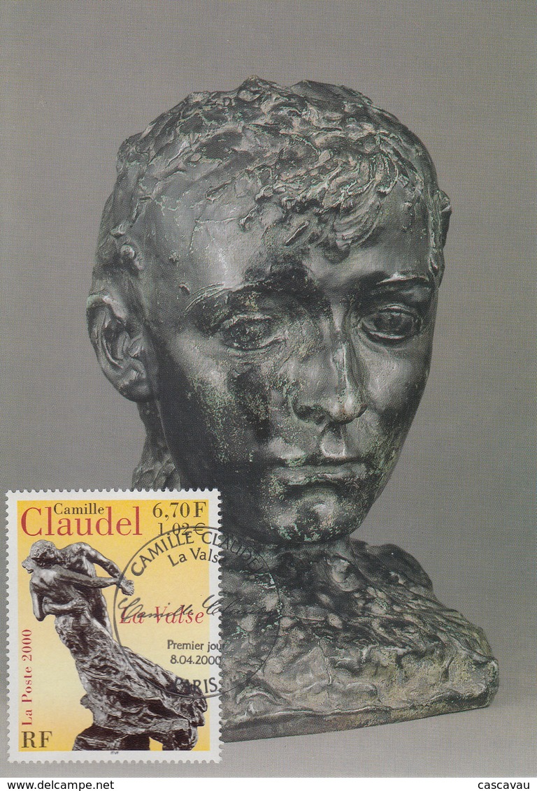 Carte  Maximum  1er Jour    FRANCE   Oeuvre  De  Camille   CLAUDEL   2000 - 2000-2009