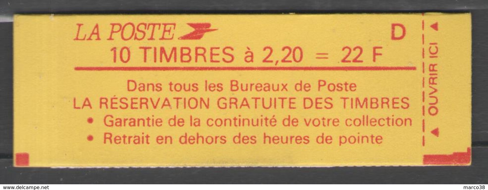 Vignettes Expérimentales:  Carnet N°Gu11c ** (fermé)       - Cote 300€ - - Autres & Non Classés