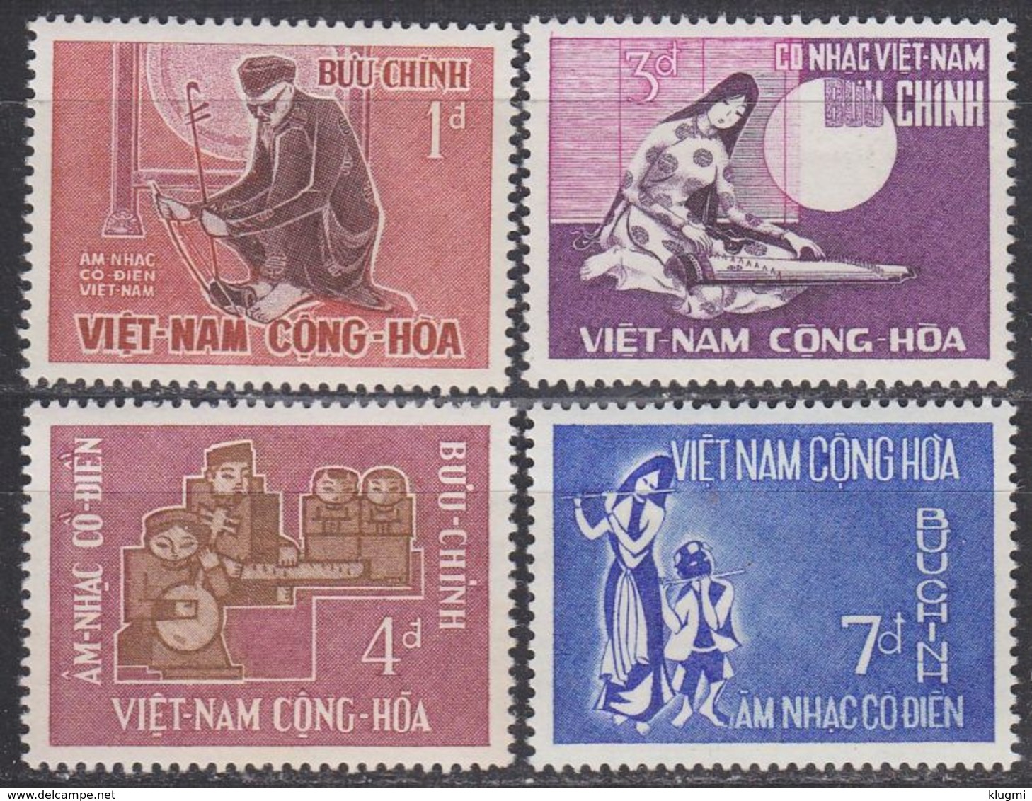 VIETNAM SÜD SOUTH [1966] MiNr 0364-67 ( **/mnh ) - Vietnam