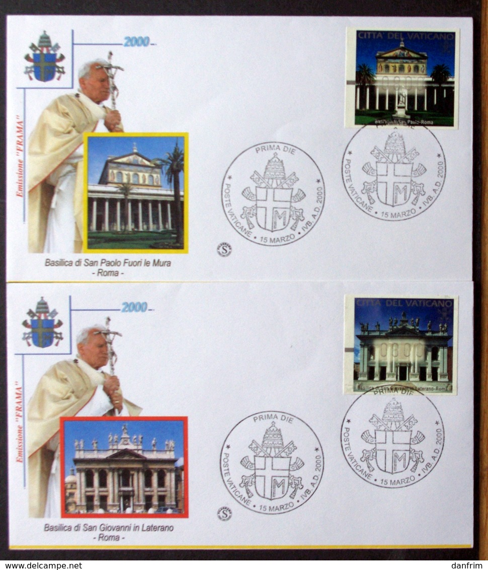 Vatican 2000 ATM   MiNr.1-5  FDC   ( Lot 6021  ) - Maschinenstempel (EMA)