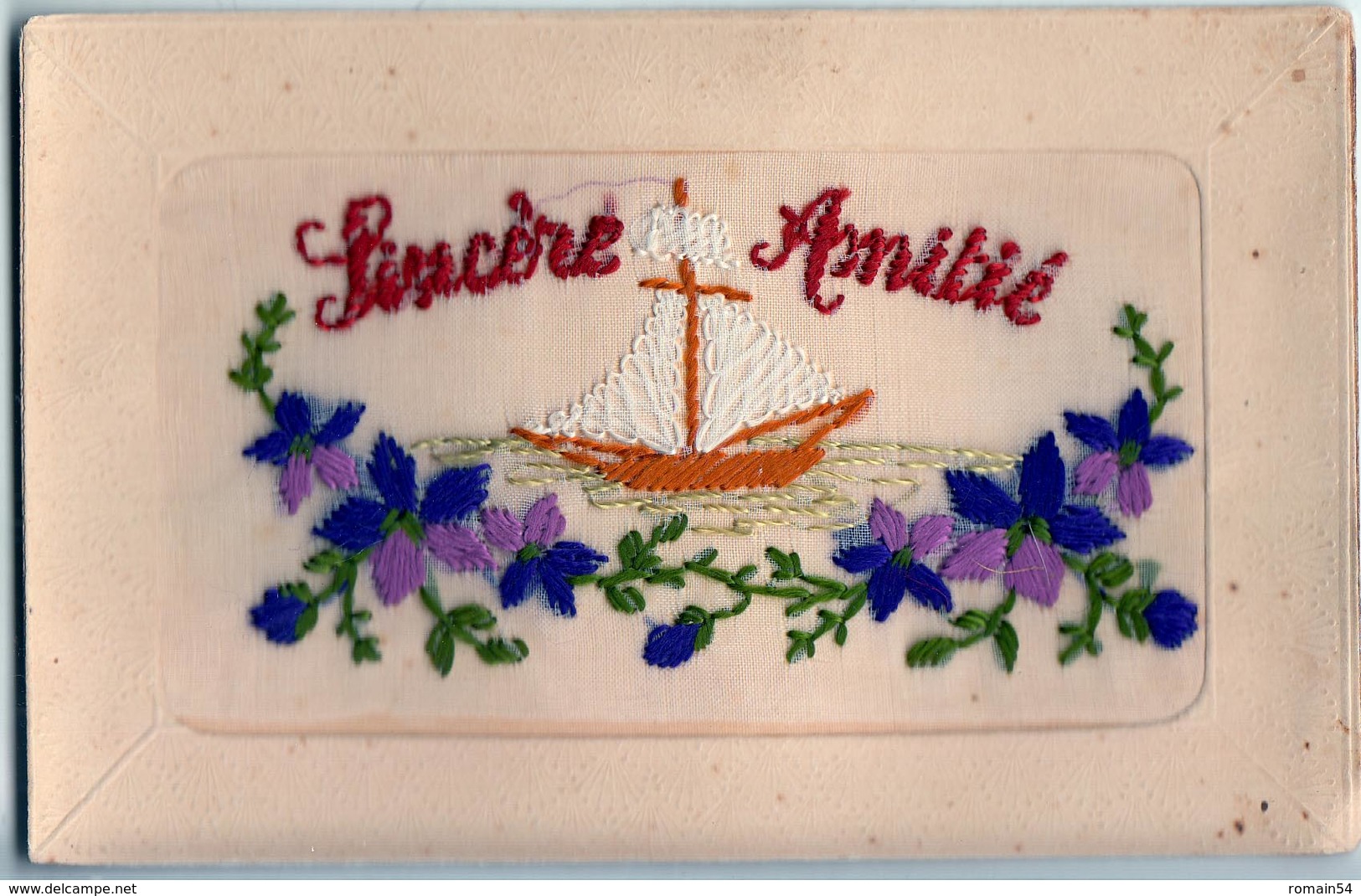 BRODEE-SINCERE AMITIE - Embroidered