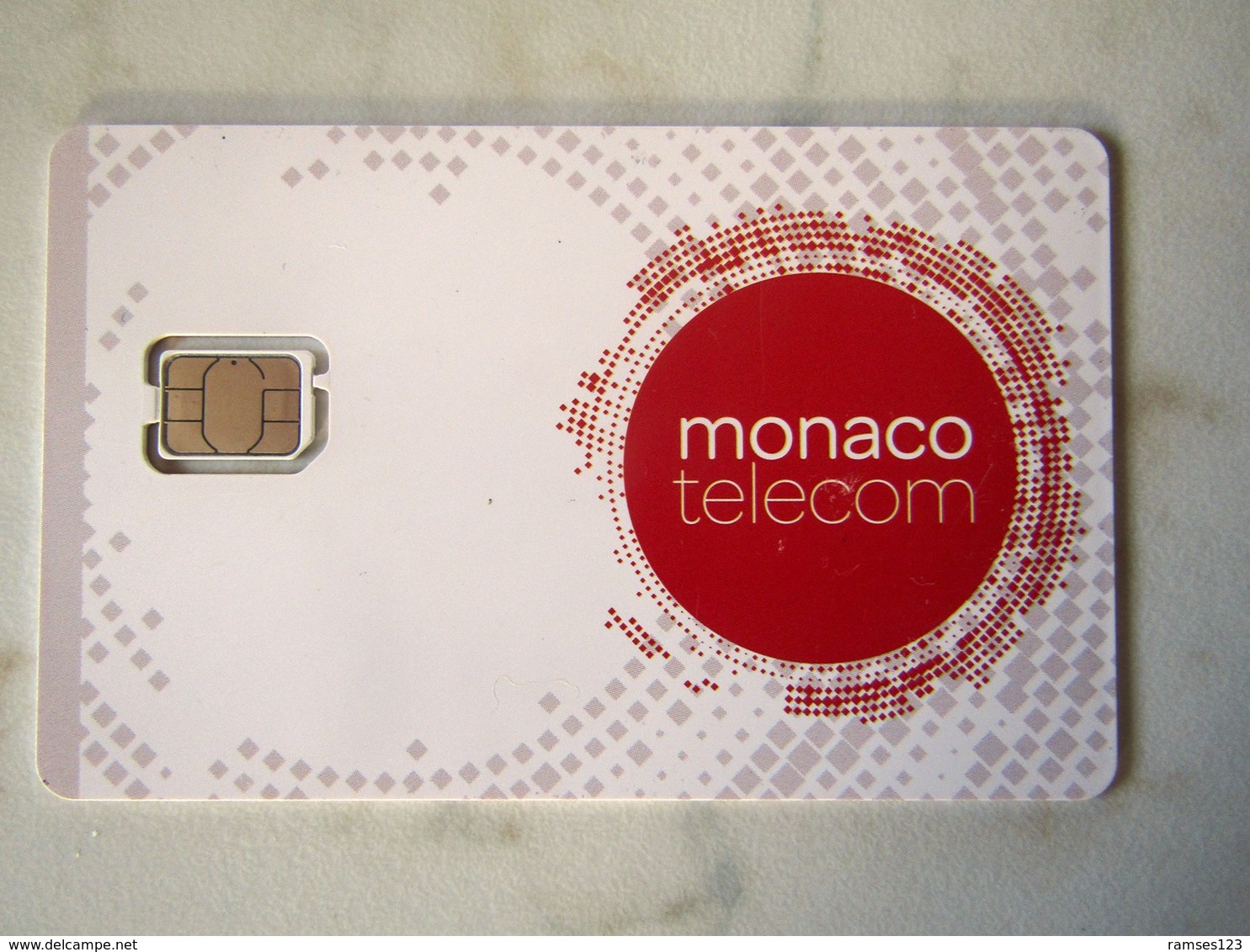 RARE   SIM GSM   MONACO  TELECOM  TOP  MINT - Monaco