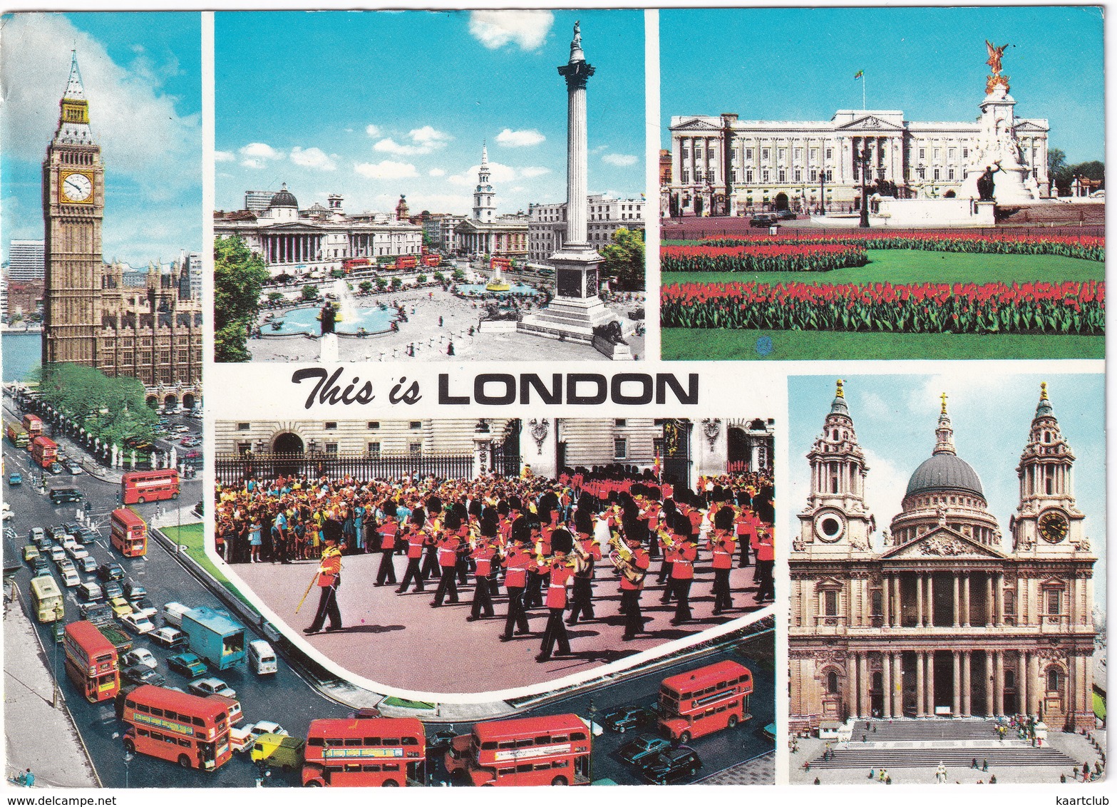 This Is London: AUSTIN-MORRIS 180 J4, MINIVAN, FORD CONSUL 315, VW 1200 KÄFER/COX, T1-BUS, DOUBLE DECK BUSES - Toerisme