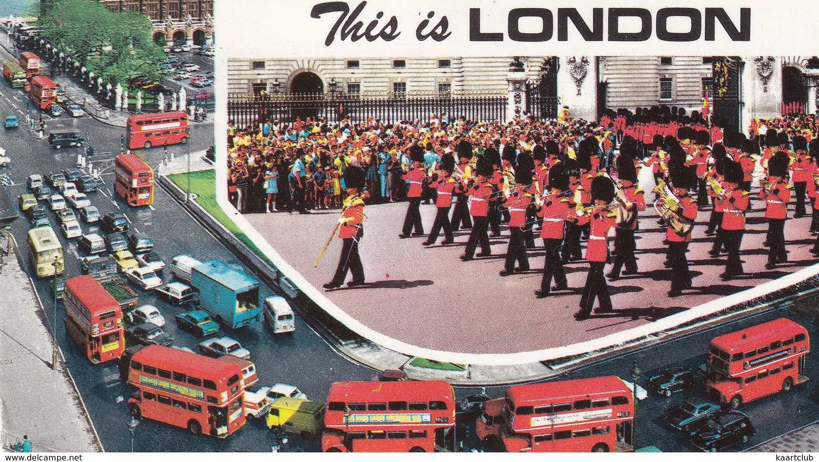 This Is London: AUSTIN-MORRIS 180 J4, MINIVAN, FORD CONSUL 315, VW 1200 KÄFER/COX, T1-BUS, DOUBLE DECK BUSES - Toerisme