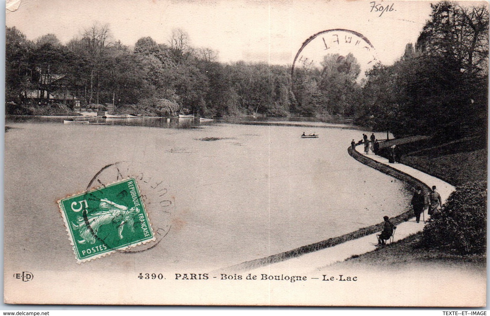 75 PARIS - Bois De Boulogne, Le Lac - Autres & Non Classés