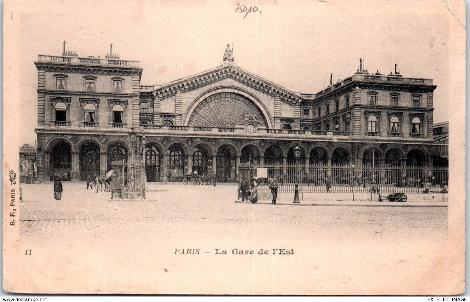 75 PARIS - La Gare De L'est - Autres & Non Classés