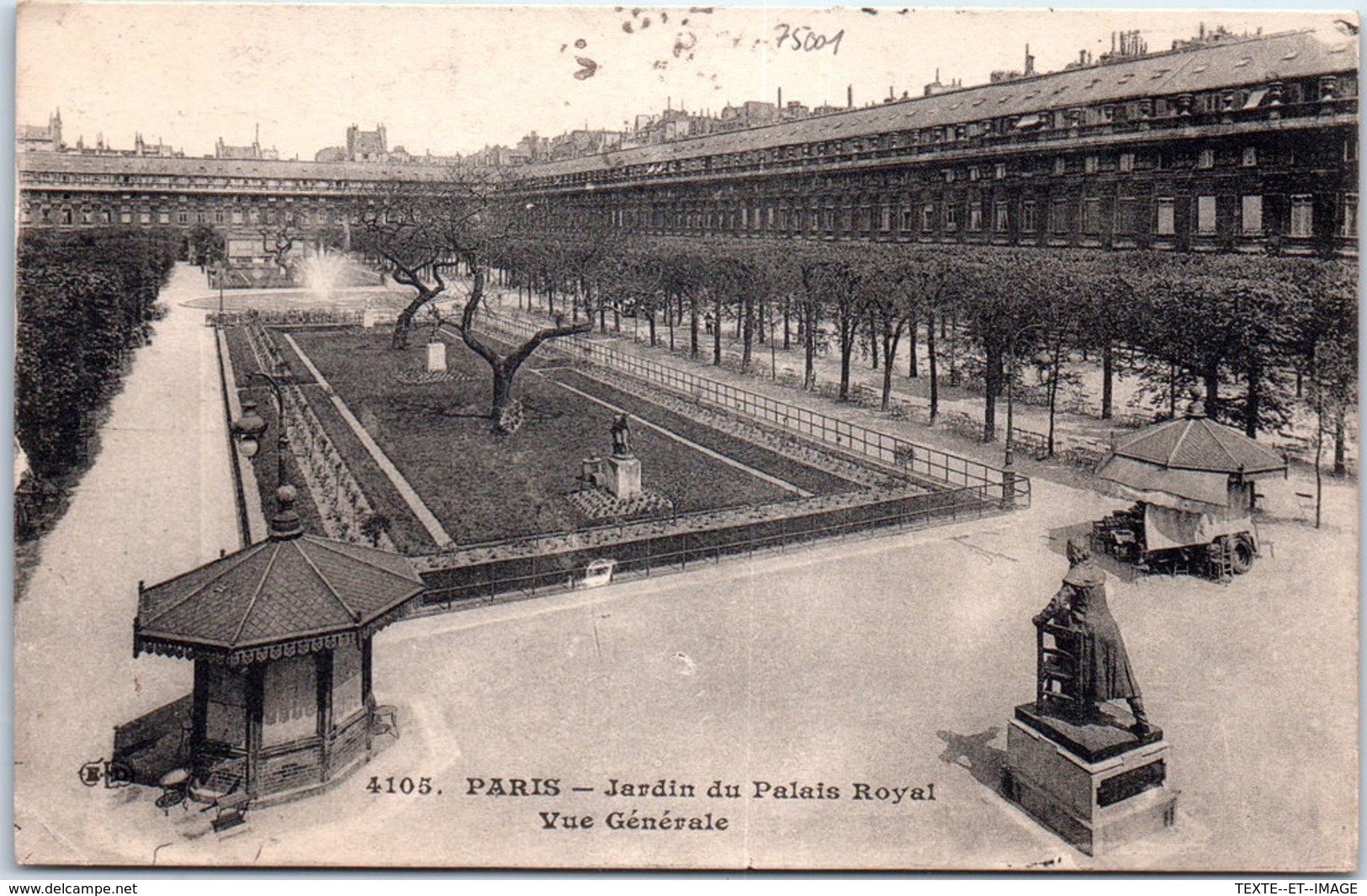 75 PARIS - Jardin Du Palais Royal, Vue Générale - Autres & Non Classés