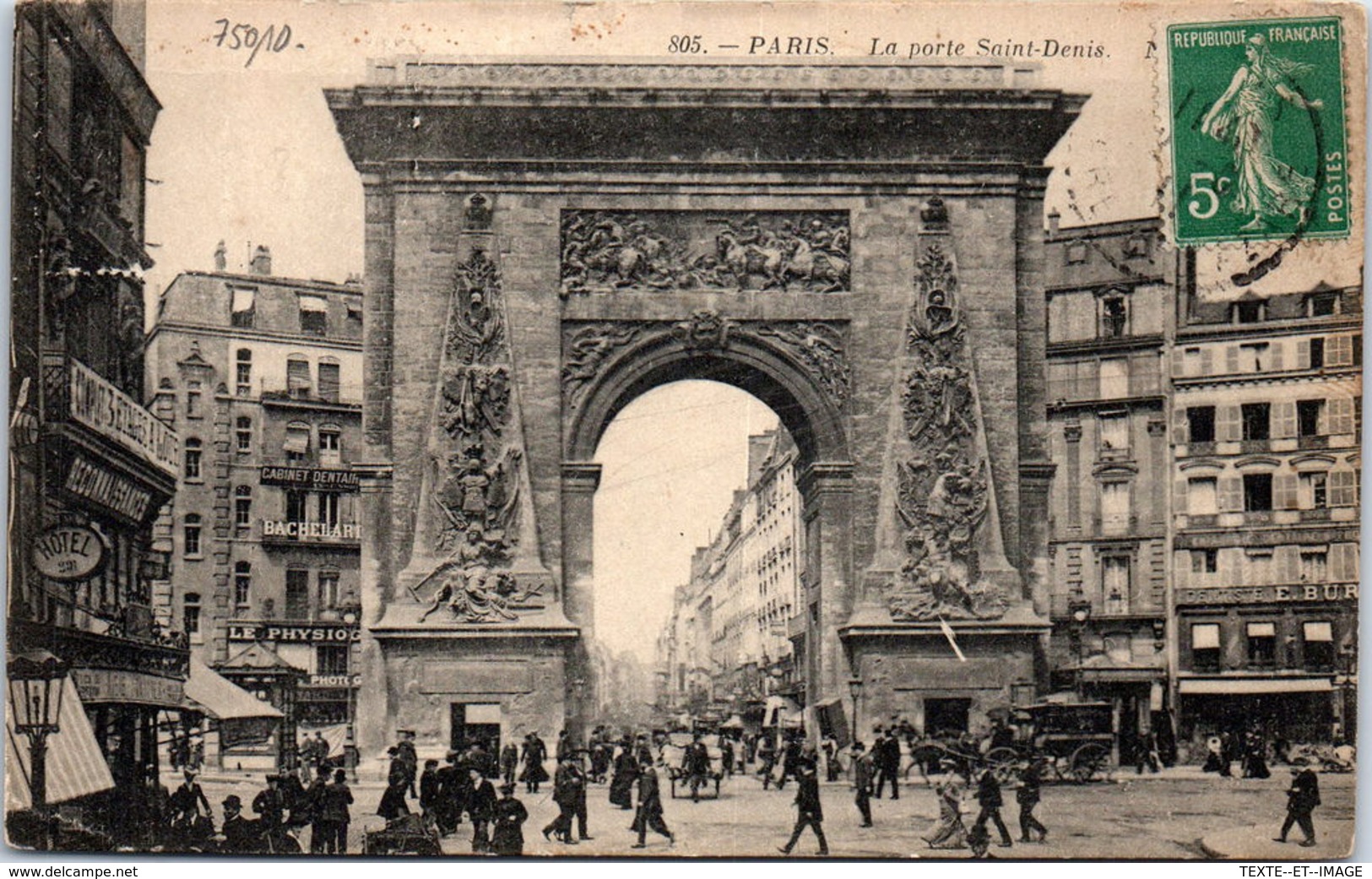 75 PARIS - La Porte Saint Denis - Autres & Non Classés